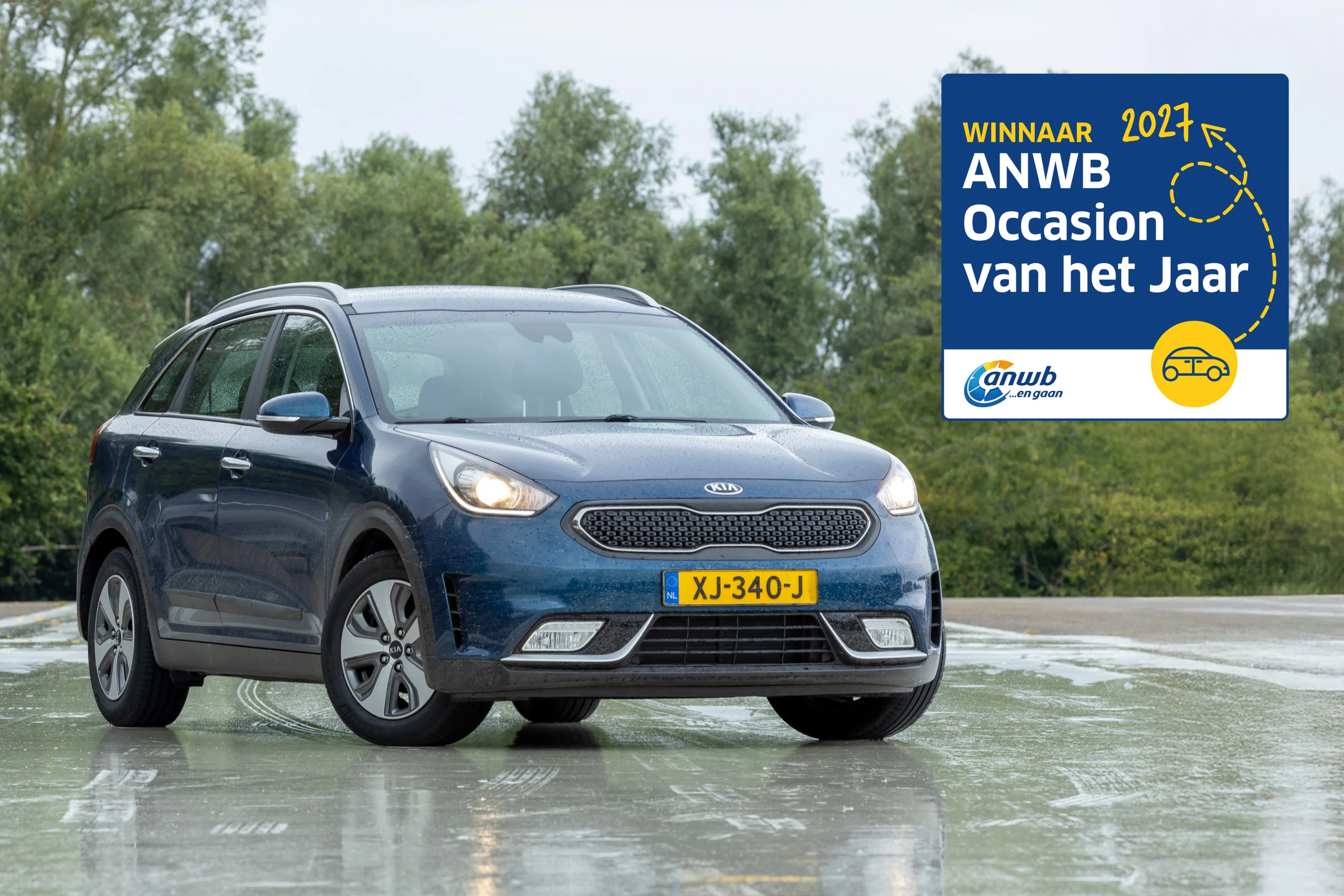De Kia Niro (1ste generatie) wint de ANWB occasion van het jaar titel 2027!